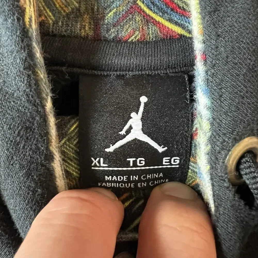 Air Jordan Hoodie Black History Month XL Jumpman Tech Fleece Style Pullover Mens